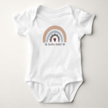 Boho Baby Regnbåge Bodysuit