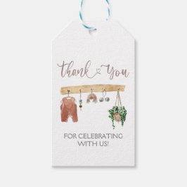 BOHO BABY SHOWER, BABY SHOWER, OH BABY INVITATION PRESENTETIKETT