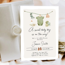 Boho Baby Shower Boy on the Way Clothes Rustic