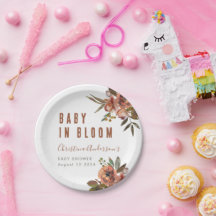 Boho Baby Shower Greenery Rustic Adsible