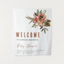 Boho Baby Shower Greenery Rustic Adsible