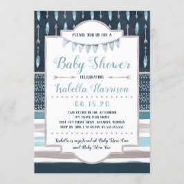 Boho Baby Shower-inbjudan Inbjudningar