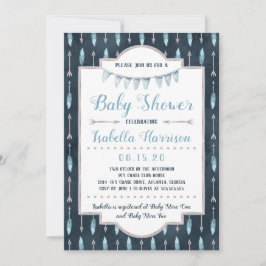 Boho Baby Shower-inbjudan Inbjudningar