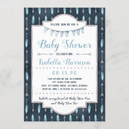 Boho Baby Shower-inbjudan Inbjudningar