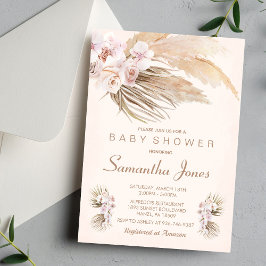 Boho Baby Shower-inbjudan Inbjudningar