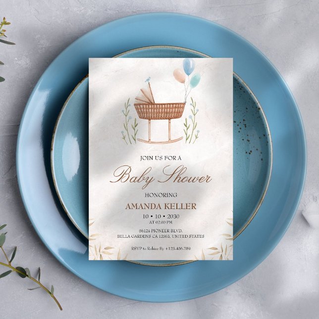 Boho Baby Shower-inbjudan Inbjudningar (Skapare uppladdad)