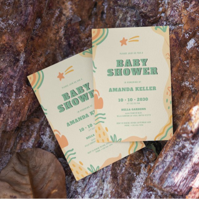 Boho Baby Shower-inbjudan Inbjudningar (Skapare uppladdad)