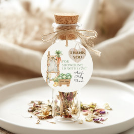 Boho Baby Shower, lokalt odlad jordbrukare Gåvor Etiketter