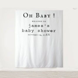 Boho Baby Shower Photo BackDrop