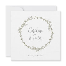 Boho Bamboo Botanical Löv Soft Elegant Greenery