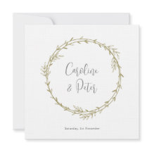 Boho Bamboo Botanical Löv Soft Elegant Greenery