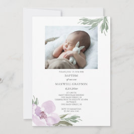 Boho Baptism-inbjudan Flickor - foto Inbjudningar