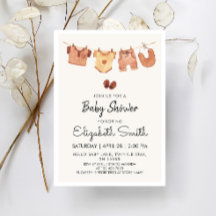 Boho Barnkläders Baby Shower