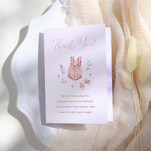 Boho Barnkläders Girl Gender Reveal Tack Kort
