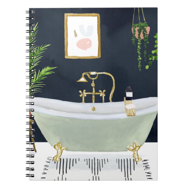 Boho Bath Anteckningsbok (Framsidan)