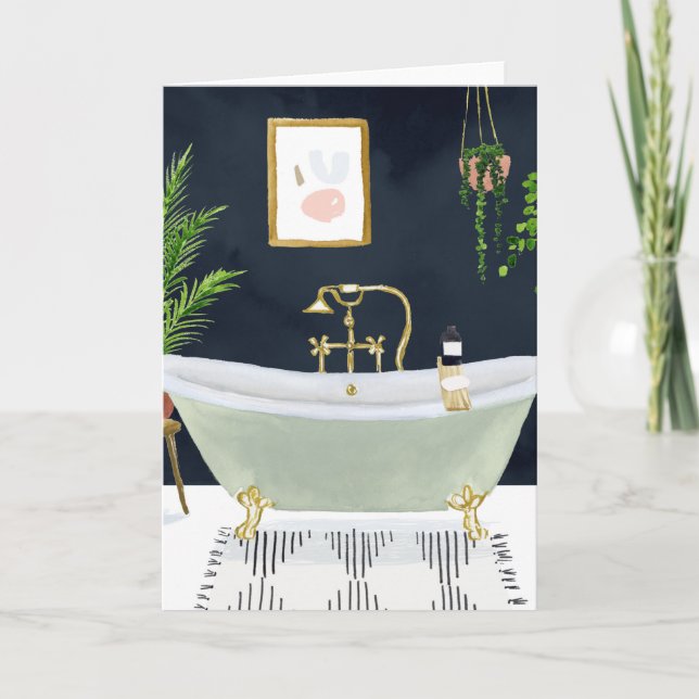 Boho Bath I Kort (Framsida)