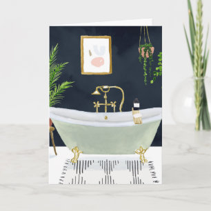 Boho Bath I Kort