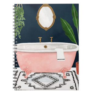 Boho Bath II Anteckningsbok