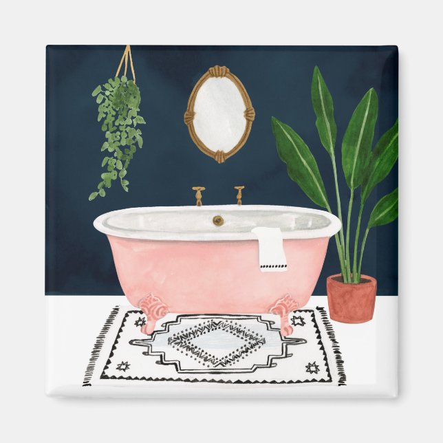 Boho Bath II Magnet (Framsidan)