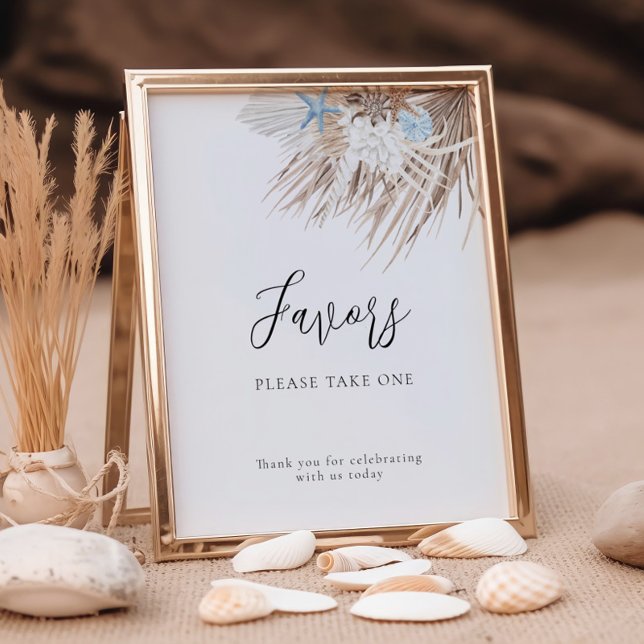 Boho Beach Favors Poster (Skapare uppladdad)