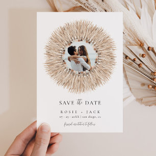 Boho Beach Save Date Spara Datumet