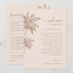 Boho Beach Wedding Välkommen till Brev-inmatningsk Inbjudningar