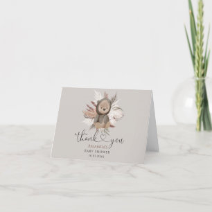 Boho Bear Foled Tack Kort