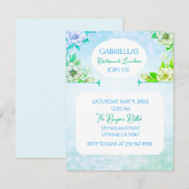 BOHO Beauty! Bridesmaid Luncheon Flat-inbjudan Inbjudningar