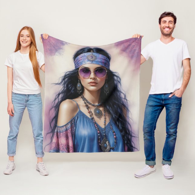 Boho Beauty Fleecefilt (På plats)