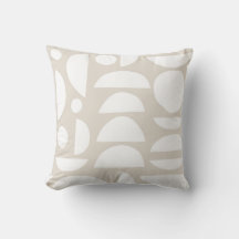 Boho Beige Abstrakt Måne Phase