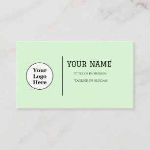Boho Beige Calligraphy-skript QR-kod Visitkort