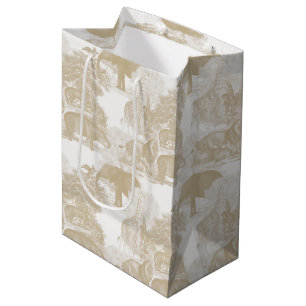 Boho Beige Jungle Animals Safari Chinoiserie