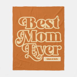 Boho Best Mamma någonsin Personlig Mors dag Fleecefilt