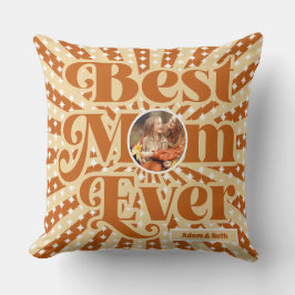 Boho Best Mamma någonsin Personlig Photo Mors dag Kudde