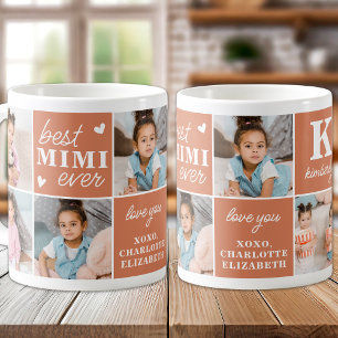 Boho Best MIMI Anpassningsbar Modern Grandma 7 Pho Kaffemugg