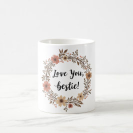 Boho Bestie Kärlek Kaffemugg