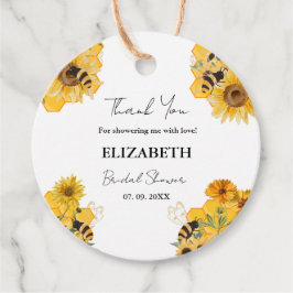 Boho bi Bröllopsfest Tack Gåvor Etiketter