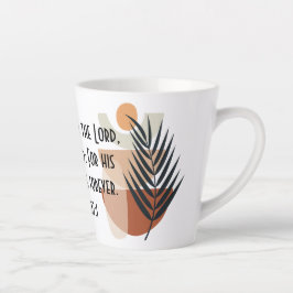 BOHO Bible Verse Latte Mugg