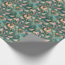 Boho Birds All-Tillfälle Year-'Round Gift Wrap
