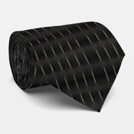 Boho Black Elegant Classy Neck Tie Slips