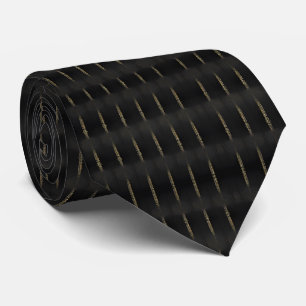 Boho Black Elegant Classy Neck Tie Slips