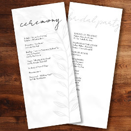 Boho Black Vintage Botanical Program