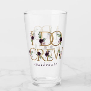 Boho Bling Bachelorette Brudens sida I Do Crew Glaskopp