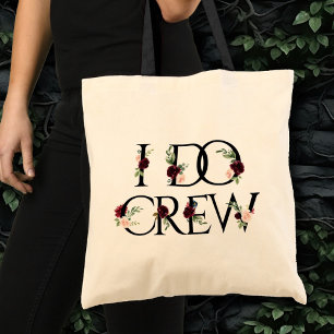 Boho Bling Bachelorette Brudens sida I Do Crew Tygkasse