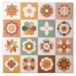 Boho Blocks Blommigt Kakelplatta<br><div class="desc">Förvandla ditt hem med Boho Blocks Blommigt keramisk panel. Upptäck öga-fångande,  boho-inspirerad design för murar och golv. Beställ din nu!</div>