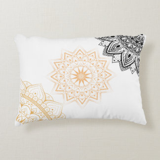 Boho blomkruka vattenfärg kastkudde prydnadskudde