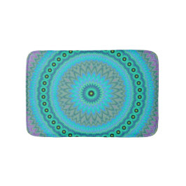 Boho blomma badrumsmatta