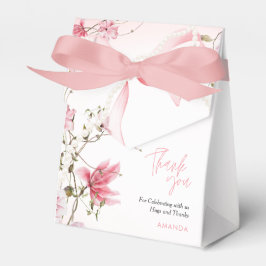 Boho Blommig Baby i Blom Babykalas Presentaskar