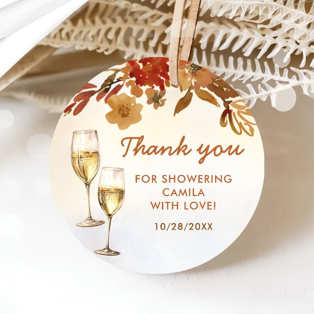 Boho Blommig Bröllopsdusch Gåvor Etiketter (Skapare uppladdad)