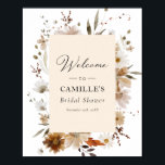 Boho Blommig Bröllopsfest Välkomstaffisch Poster<br><div class="desc">Boho Blommig Tema Bröllopsfest Välkomstskylt Affisch. Texten är redigerbar - klicka på "Anpassa ytterligare"-knappen för att redigera. Matchande föremål i vår butik Cava party design</div>